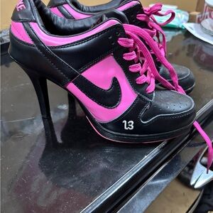 Nike Women's Black and Pink with HEELS!!!
